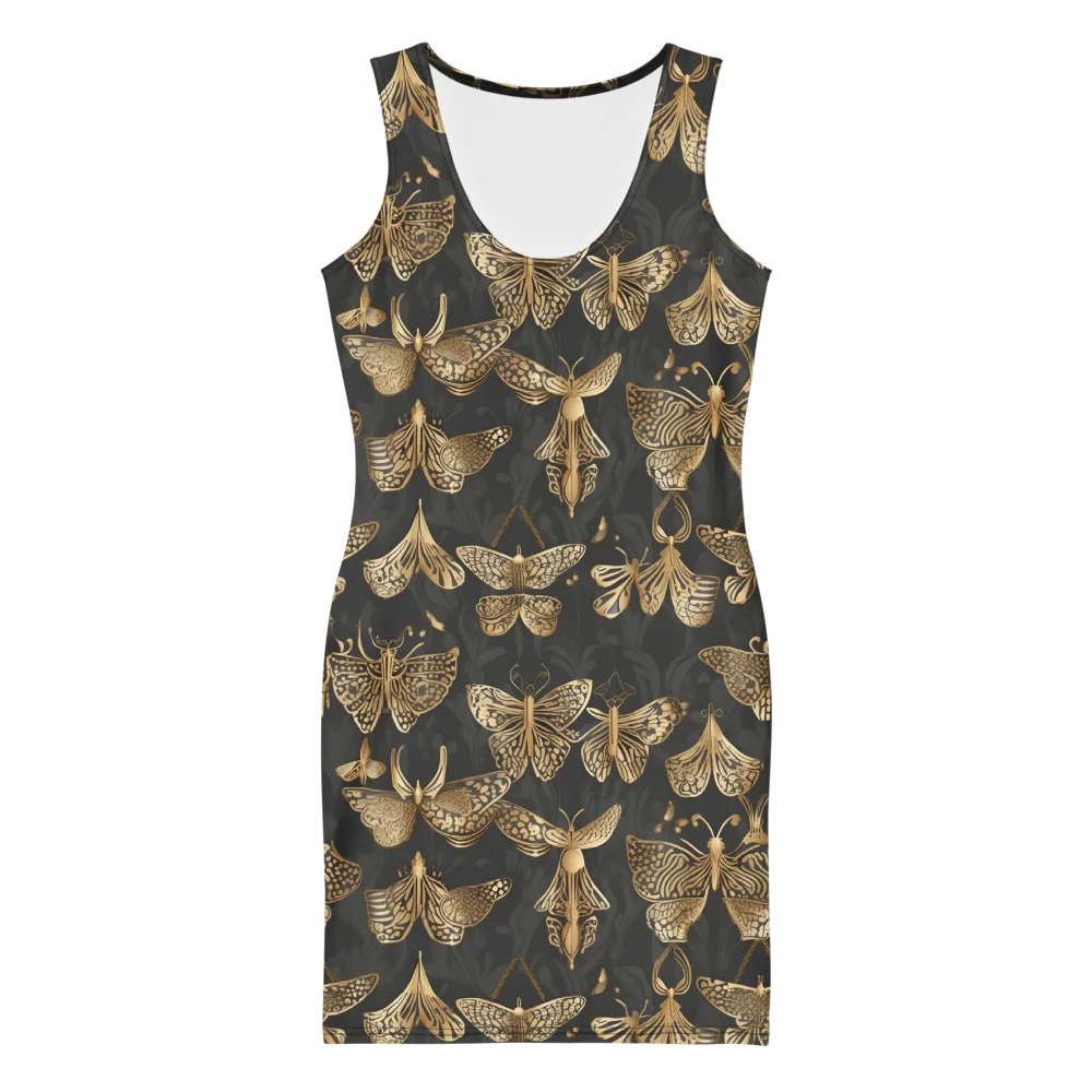 Gilded Moth Archive on Bodycon Dress — Front