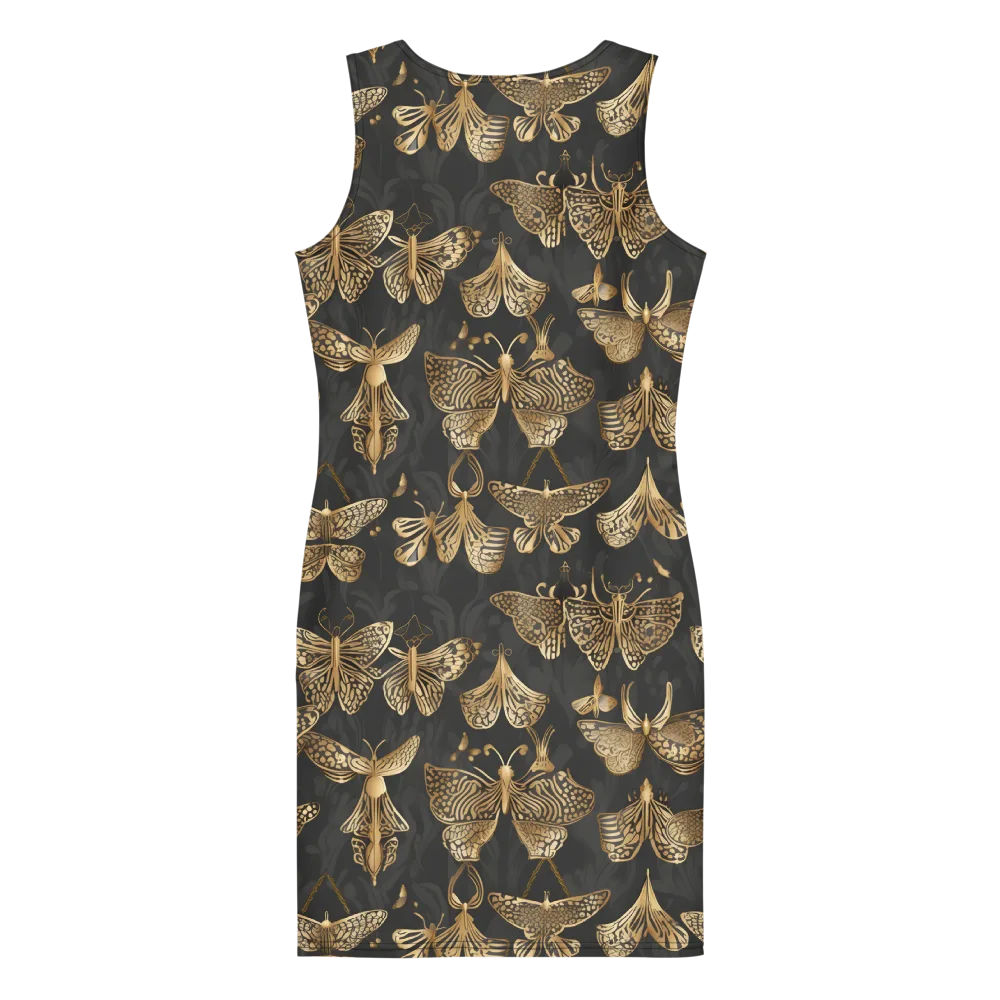 Gilded Moth Archive on Bodycon Dress — Back