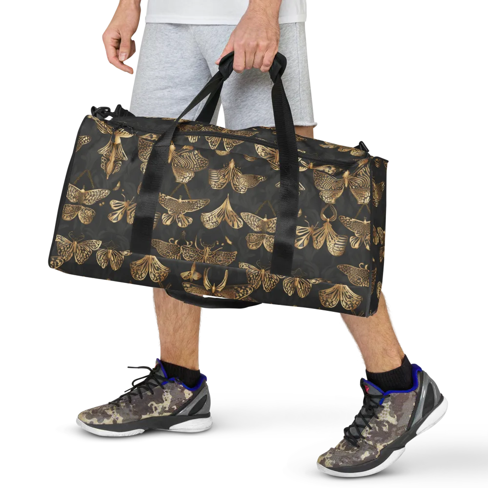 Gilded Moth Archive on Duffle Bag — Front