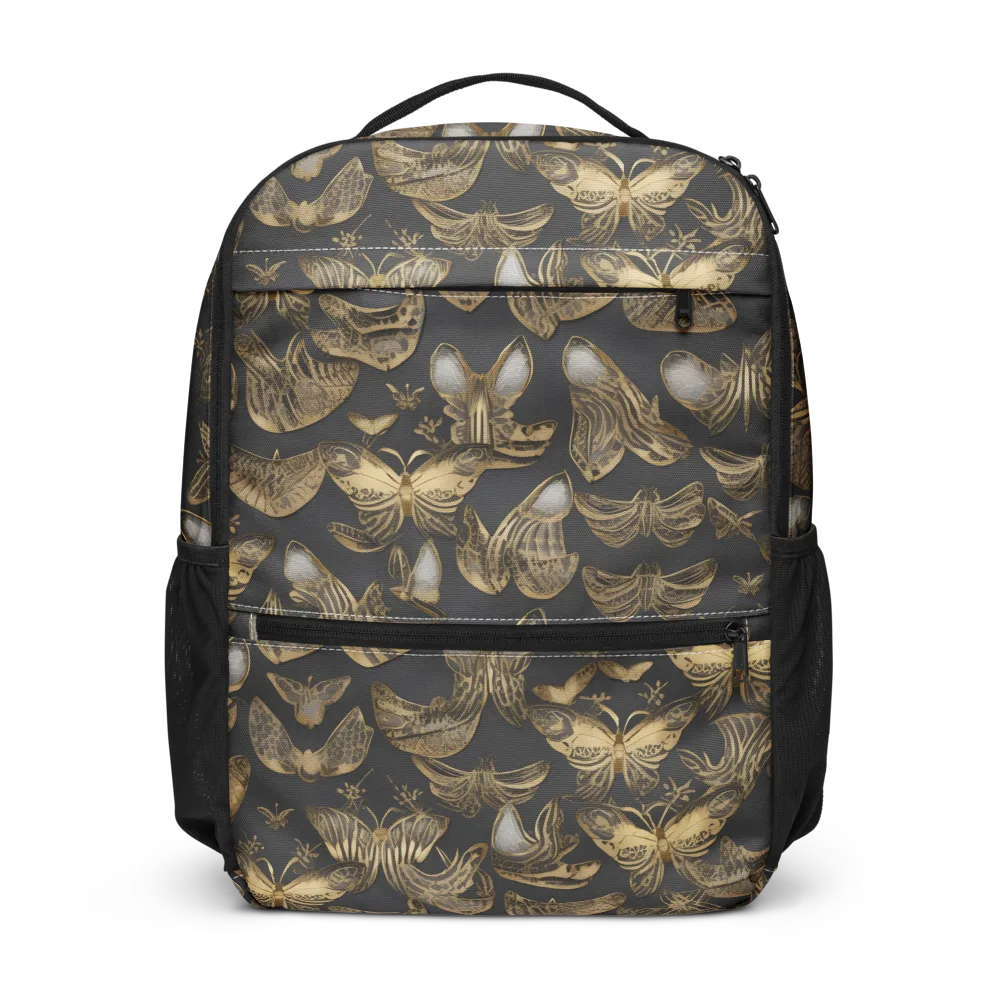 Gilded Moth on Utility Backpack — Front