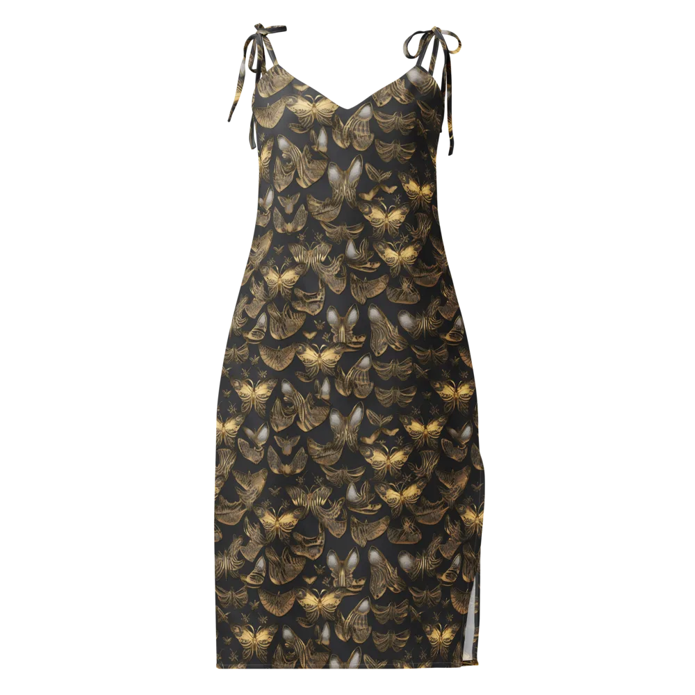 Gilded Moth on Slip Dress — Front