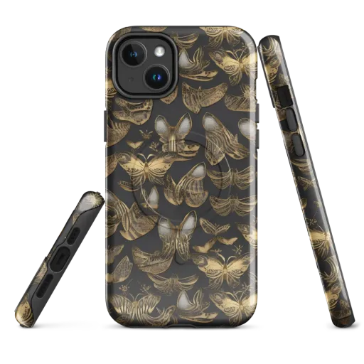 Gilded Moth on a MagSafe Tough Case for iPhone®