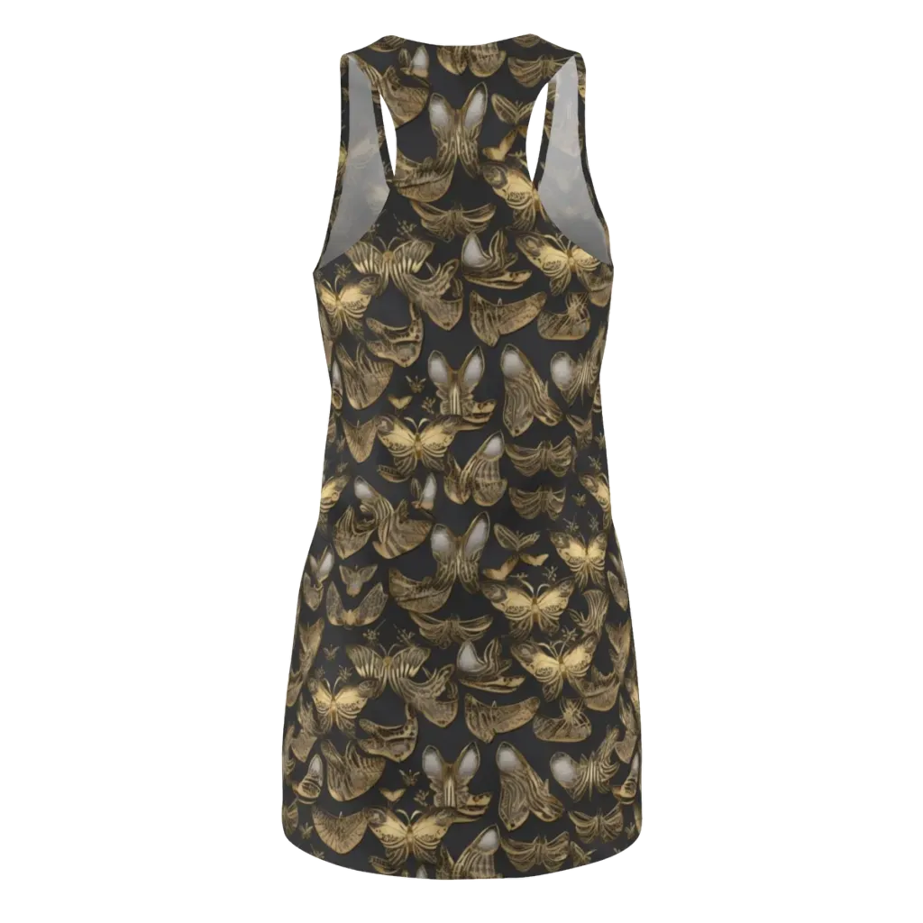 Gilded Moth on Racerback Dress — Back