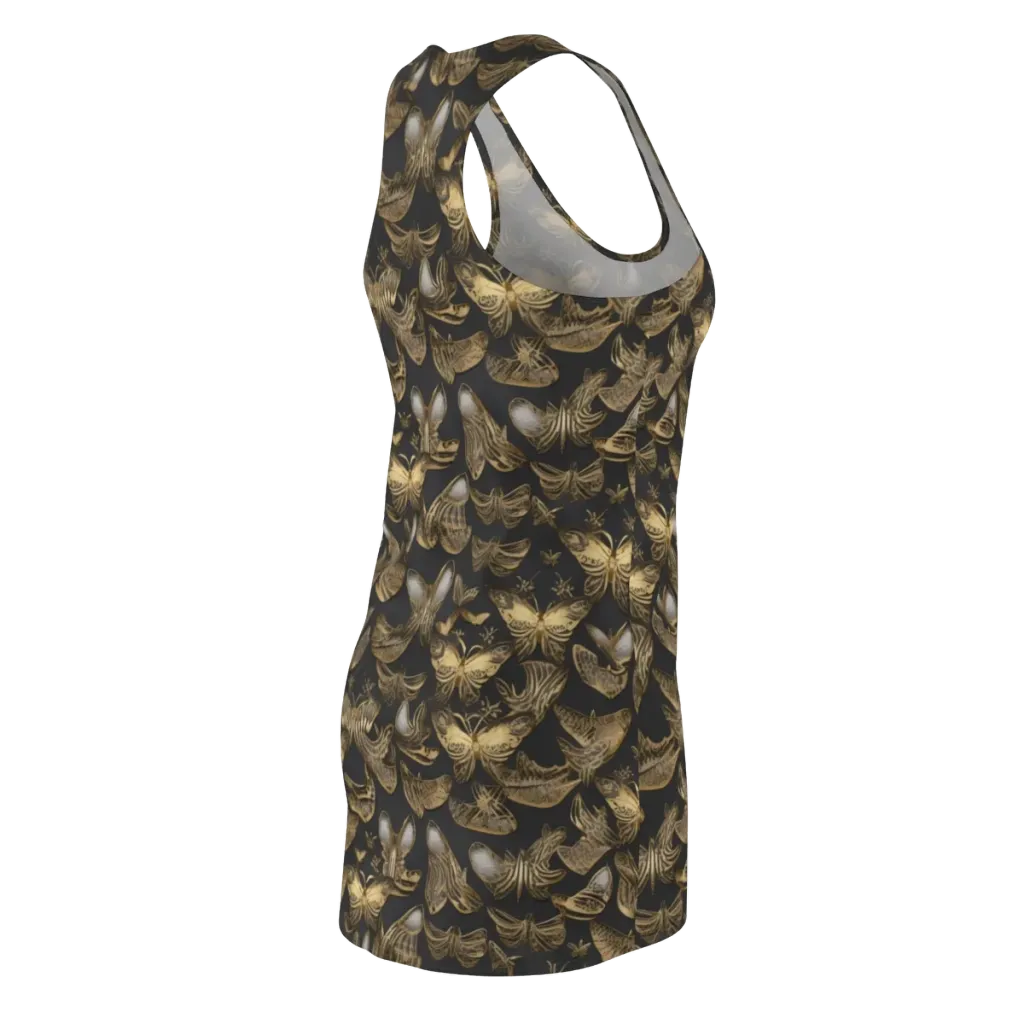 Gilded Moth on Racerback Dress — Back Side