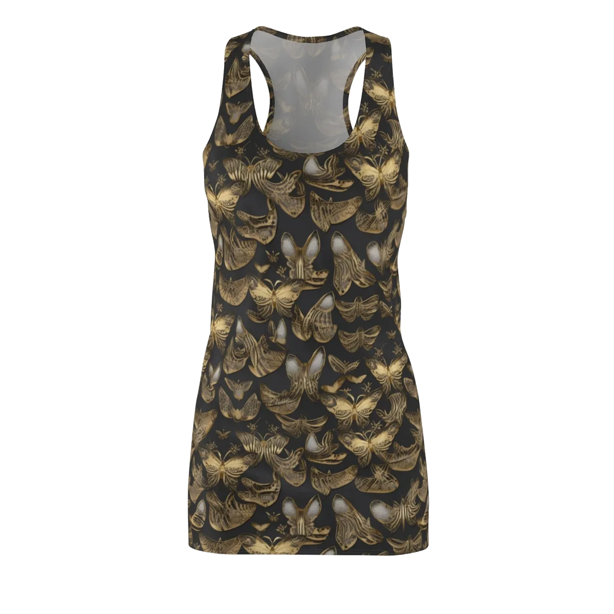 Gilded Moth on Racerback Dress — Front