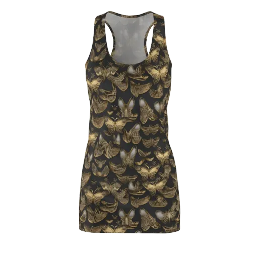 Gilded Moth on a Racerback Dress