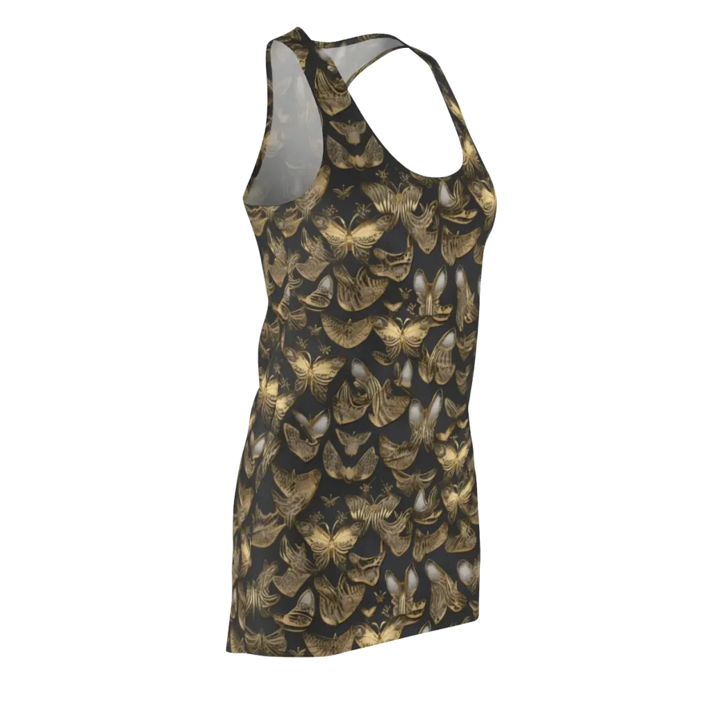 Gilded Moth on Racerback Dress — Front Side
