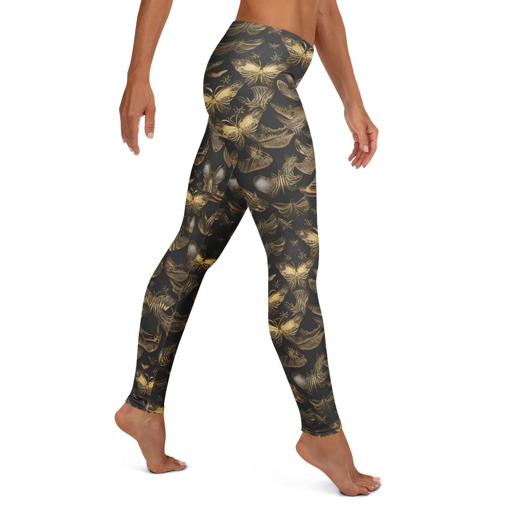 Gilded Moth on Leggings — Right
