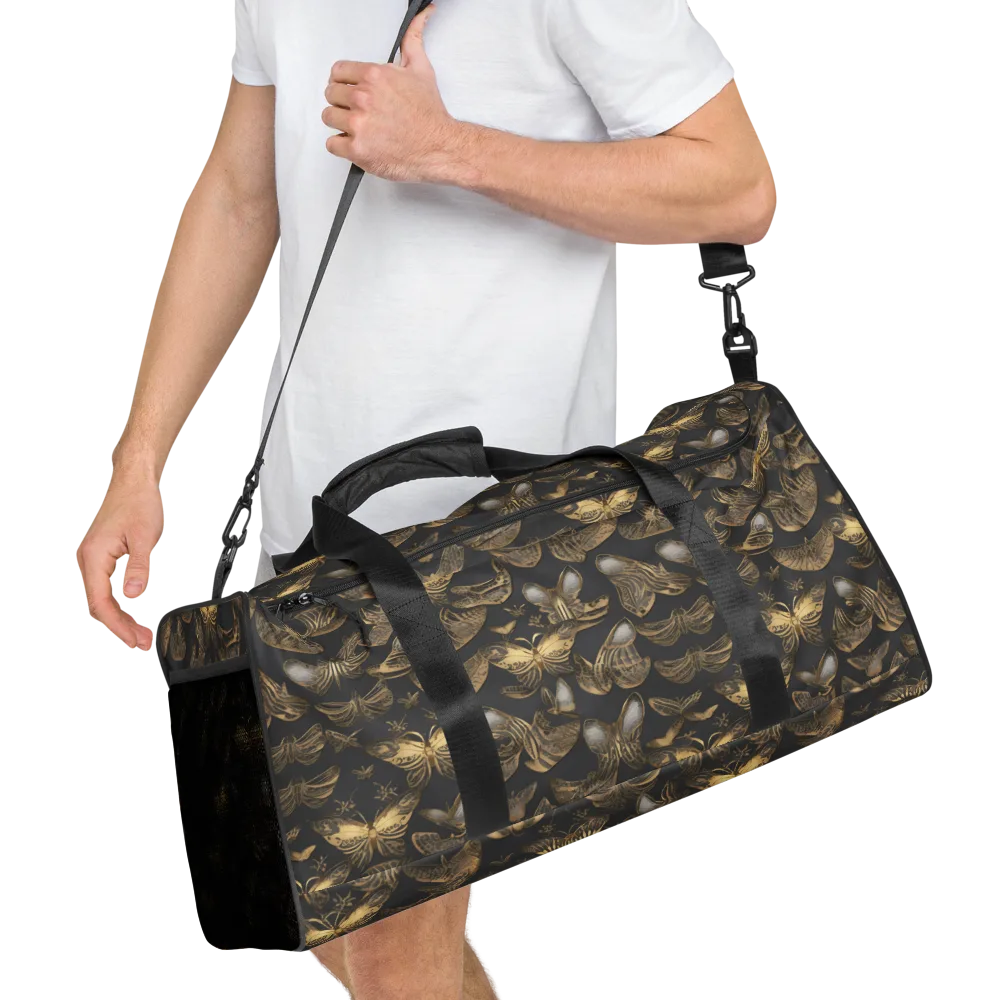 Gilded Moth on Duffle Bag — Right Front