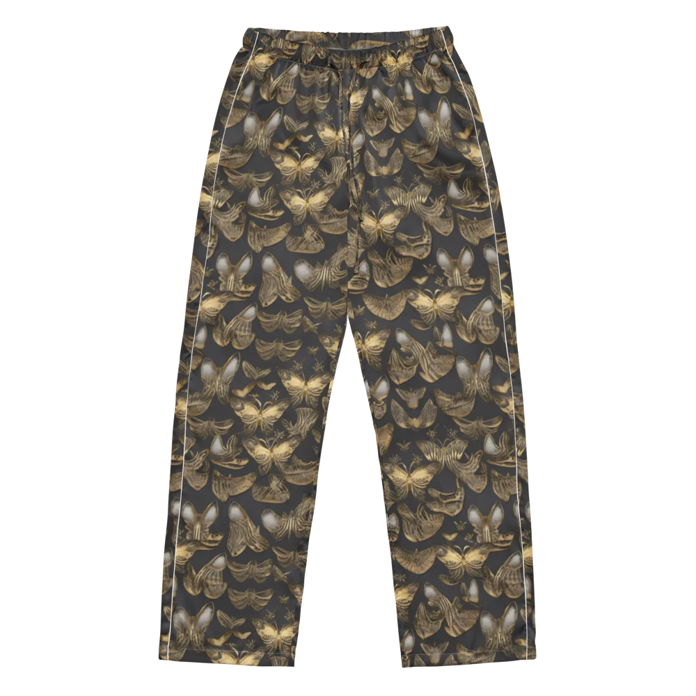 Gilded Moth on Women's Pajama Pants — Front