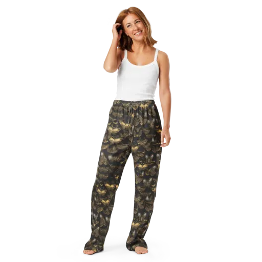 Gilded Moth on a Women's Pajama Pants