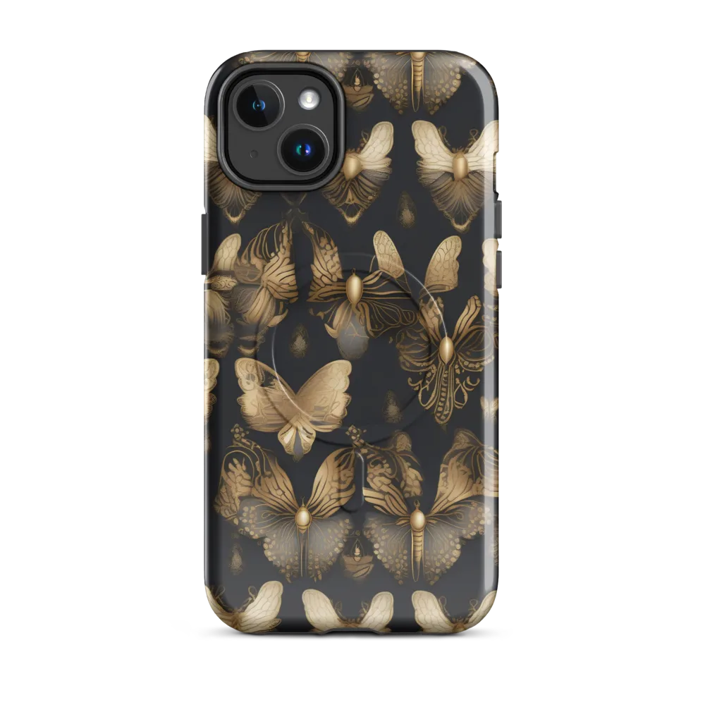 Gilded Moth Nocturne on MagSafe Tough Case for iPhone® — Front