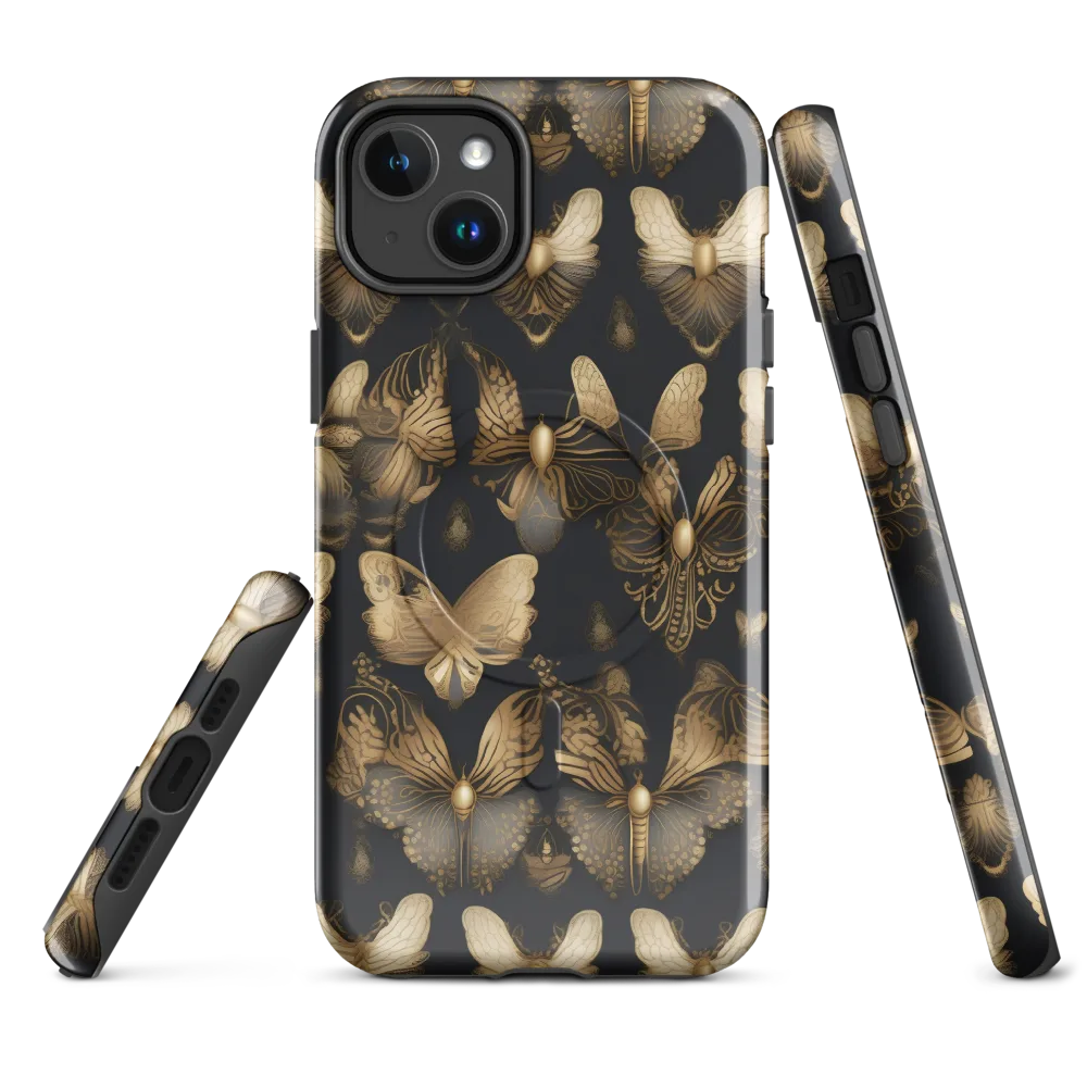 Gilded Moth Nocturne on MagSafe Tough Case for iPhone® — Front