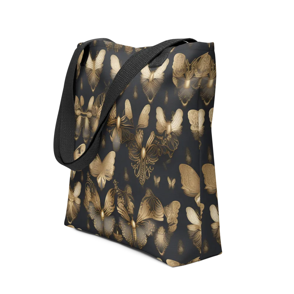 Gilded Moth Nocturne on Tote Bag — Front