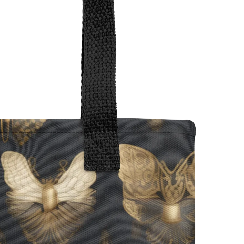 Gilded Moth Nocturne on Tote Bag — Product details