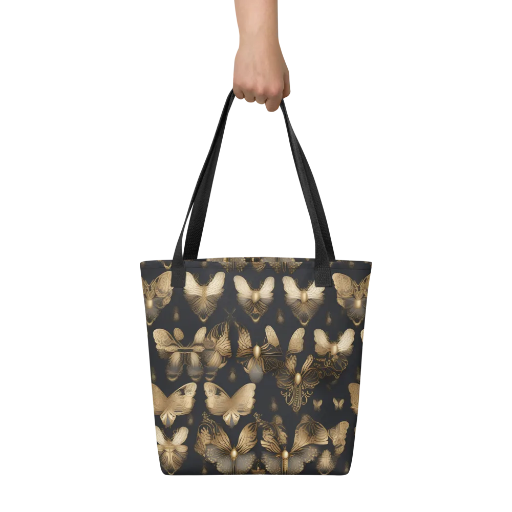 Gilded Moth Nocturne on Tote Bag — Front