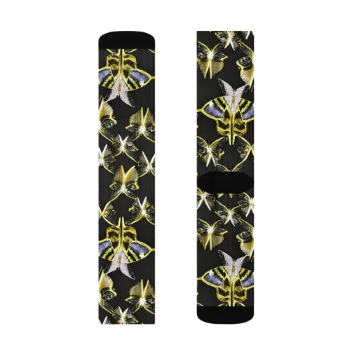 Nocturne Moths on a Socks