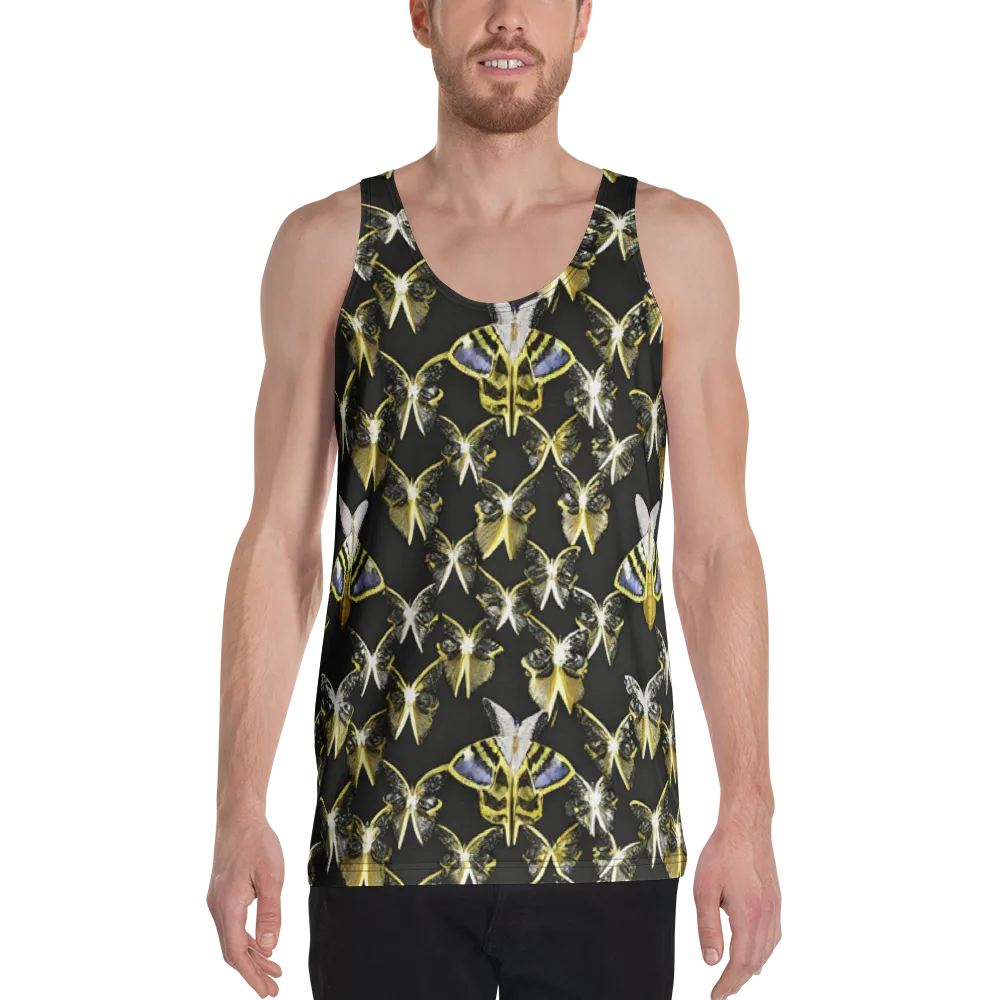 Nocturne Moths on Men's Tank Top — Front