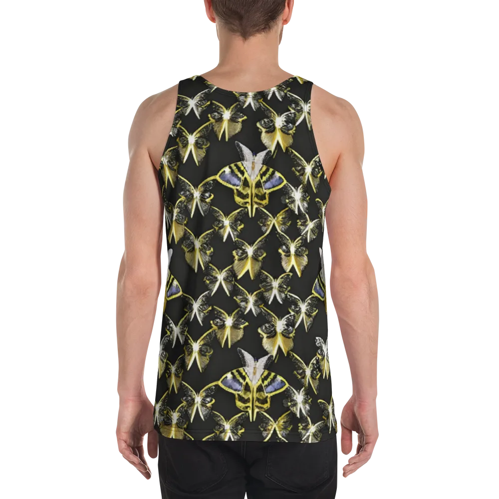 Nocturne Moths on Men's Tank Top — Back