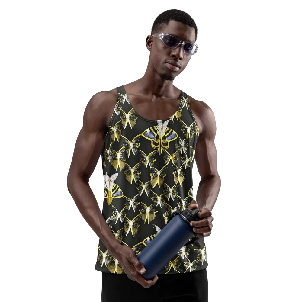 Nocturne Moths on Men's Tank Top — Front