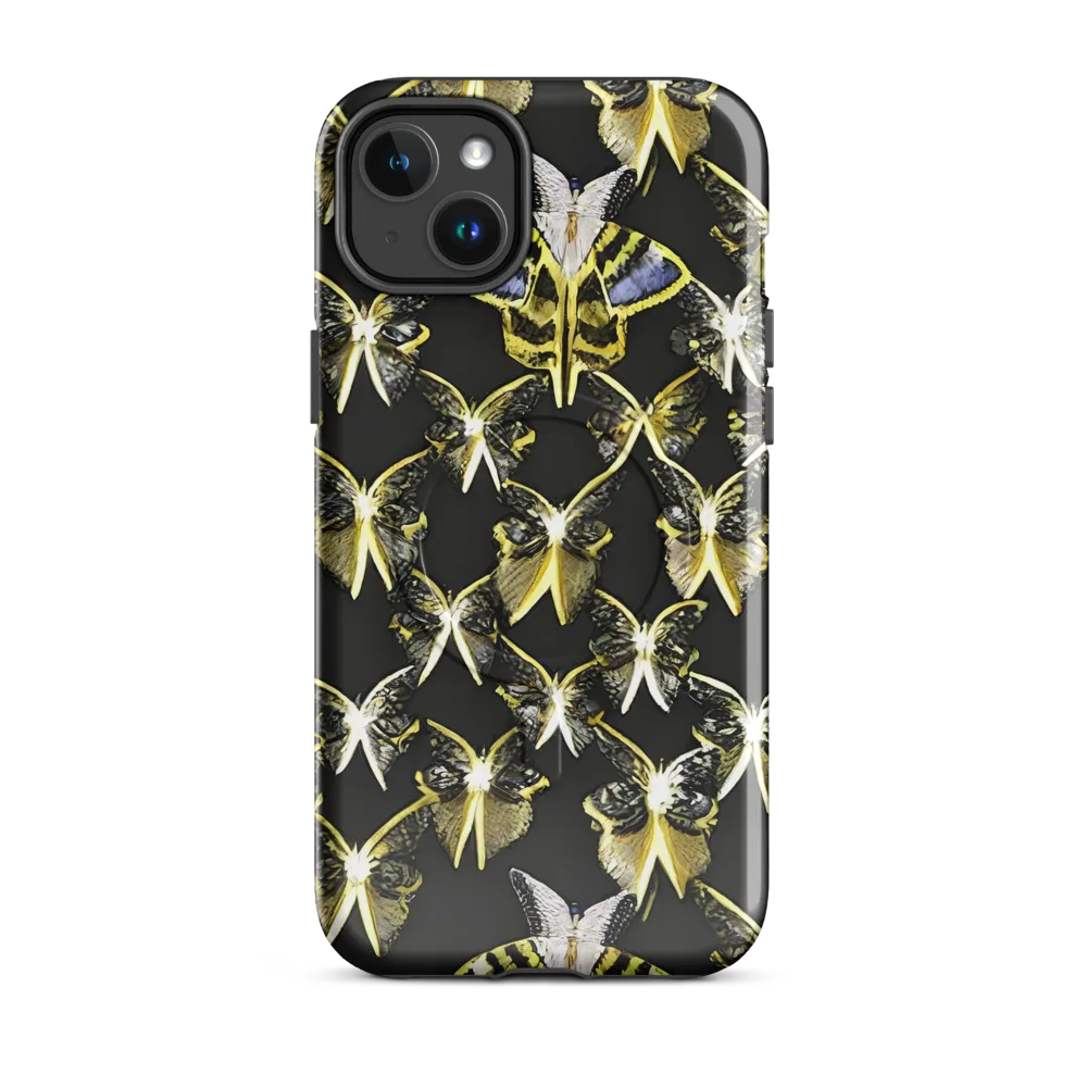 Nocturne Moths on MagSafe Tough Case for iPhone® — Front