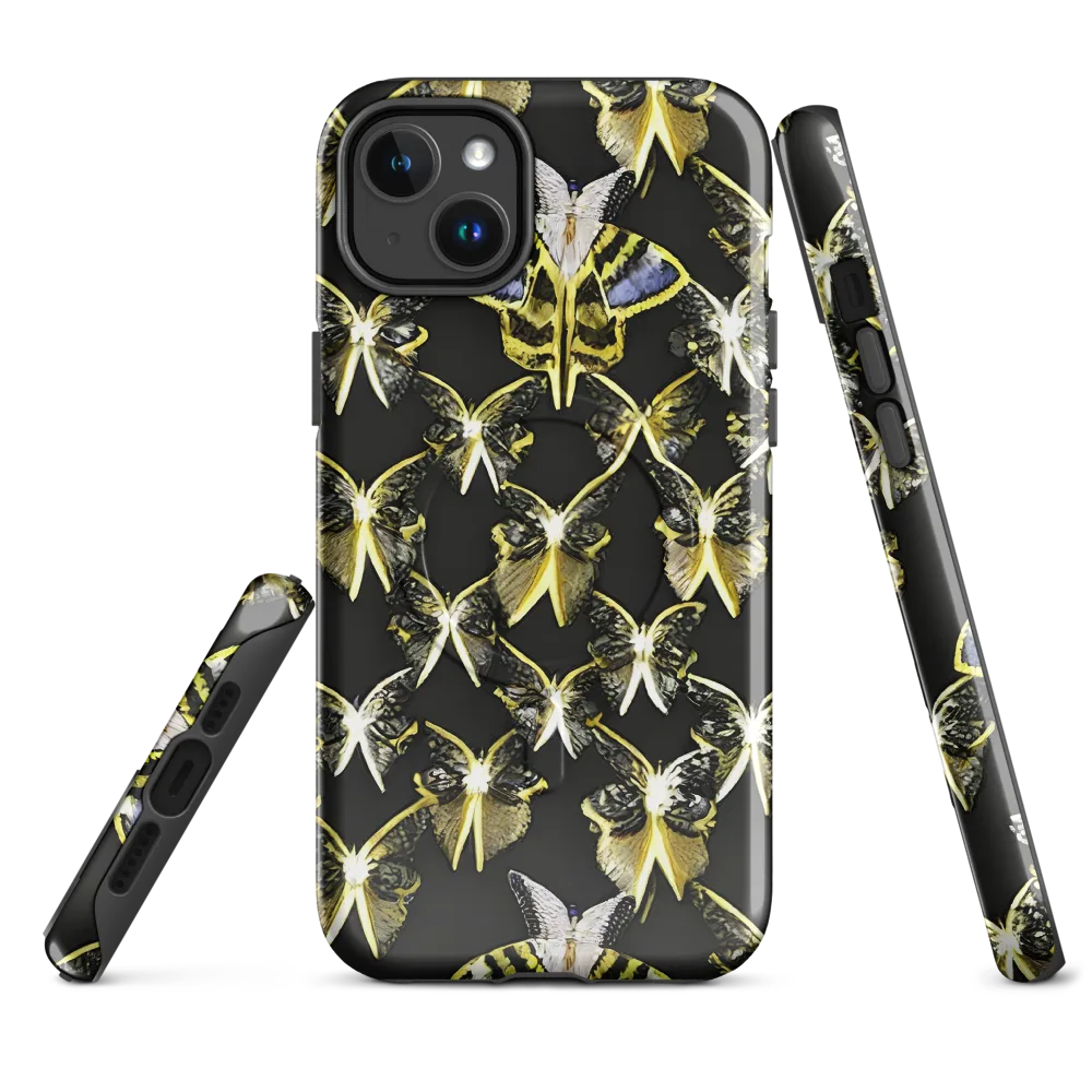 Nocturne Moths on MagSafe Tough Case for iPhone® — Front