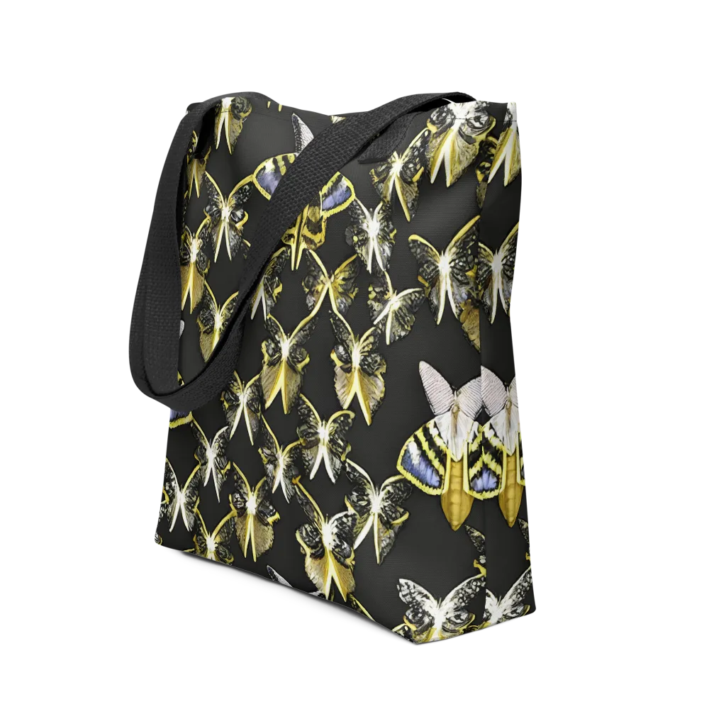 Nocturne Moths on Tote Bag — Front