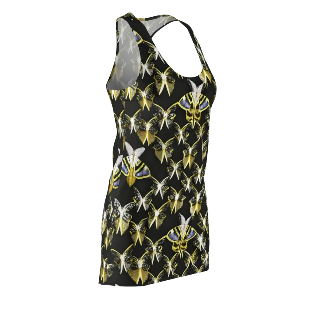 Nocturne Moths on Racerback Dress — Front Side