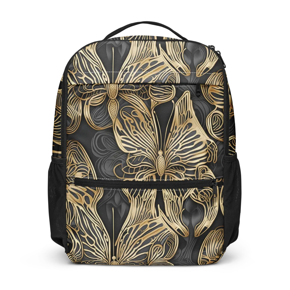 Gilded Metamorphosis on Utility Backpack — Front
