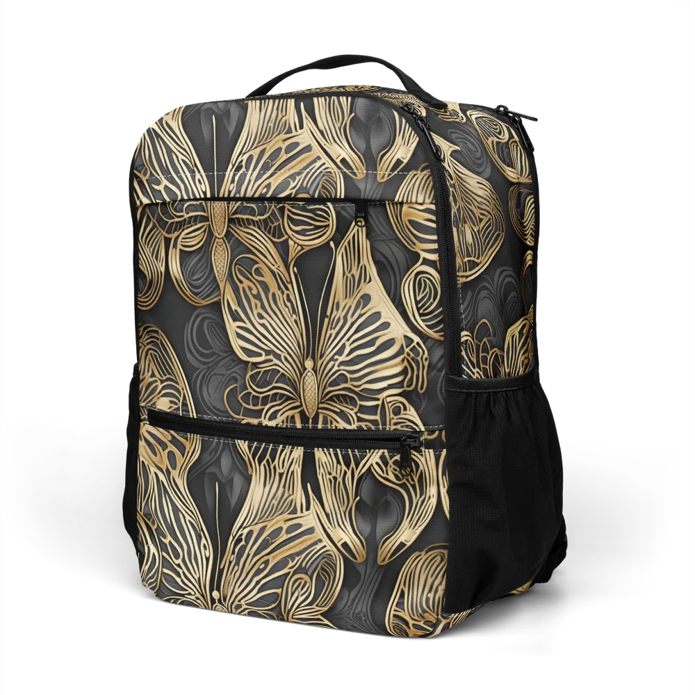 Gilded Metamorphosis on Utility Backpack — Left Front