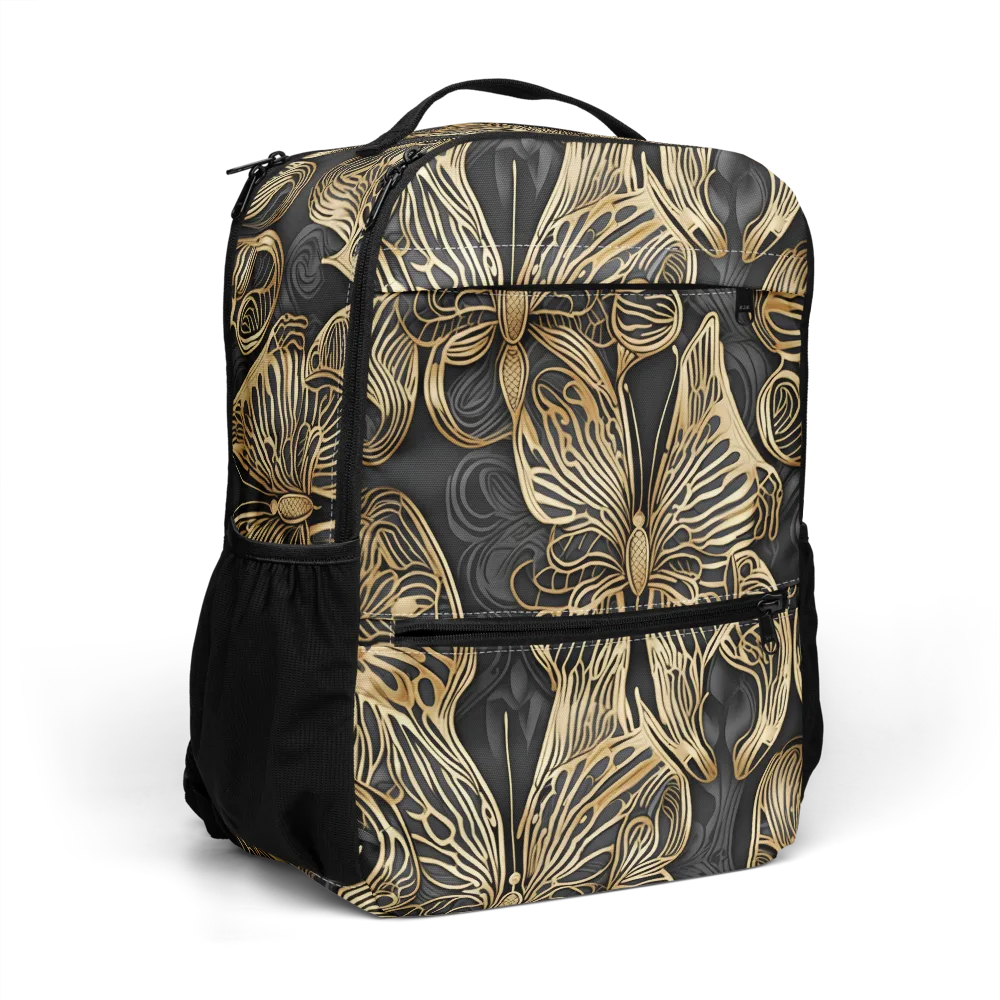 Gilded Metamorphosis on Utility Backpack — Right Front