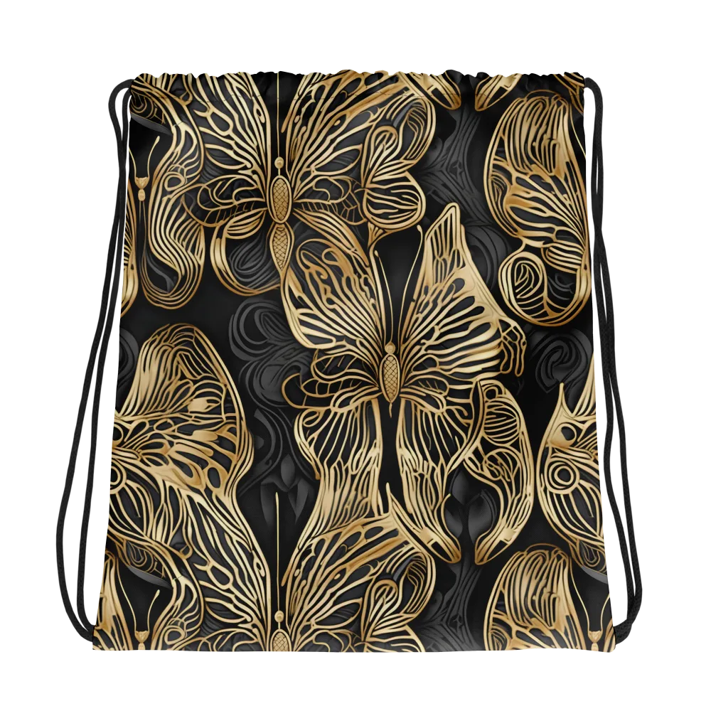 Gilded Metamorphosis on Drawstring Bag — Photo