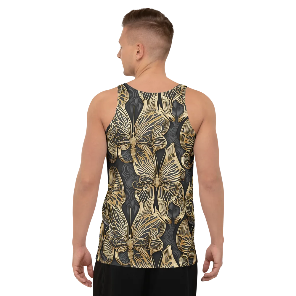 Gilded Metamorphosis on Men's Tank Top — Back