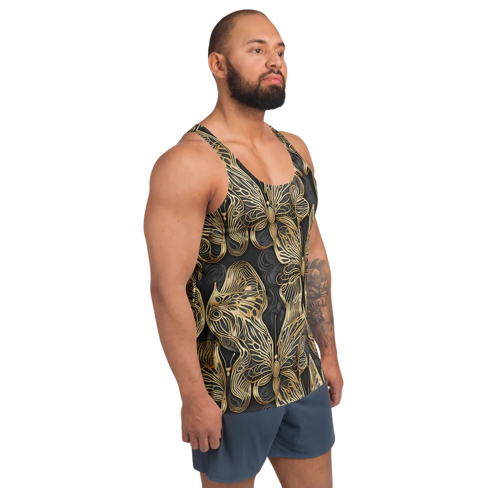 Gilded Metamorphosis on Men's Tank Top — Right Front