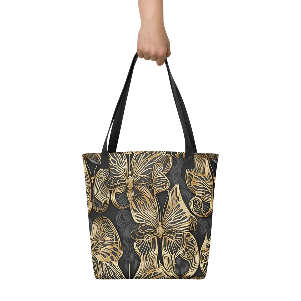 Gilded Metamorphosis on Tote Bag — Front