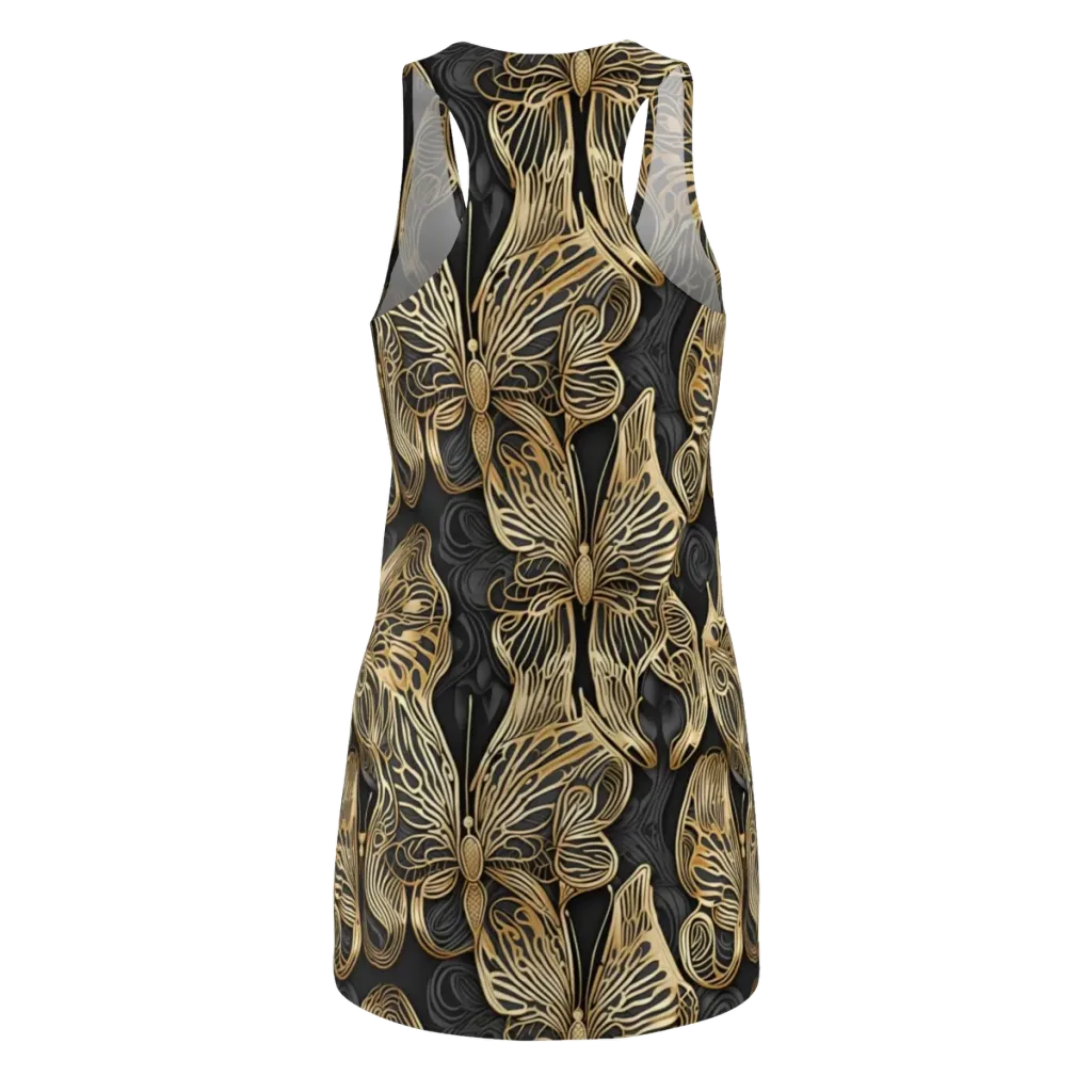 Gilded Metamorphosis on Racerback Dress — Back