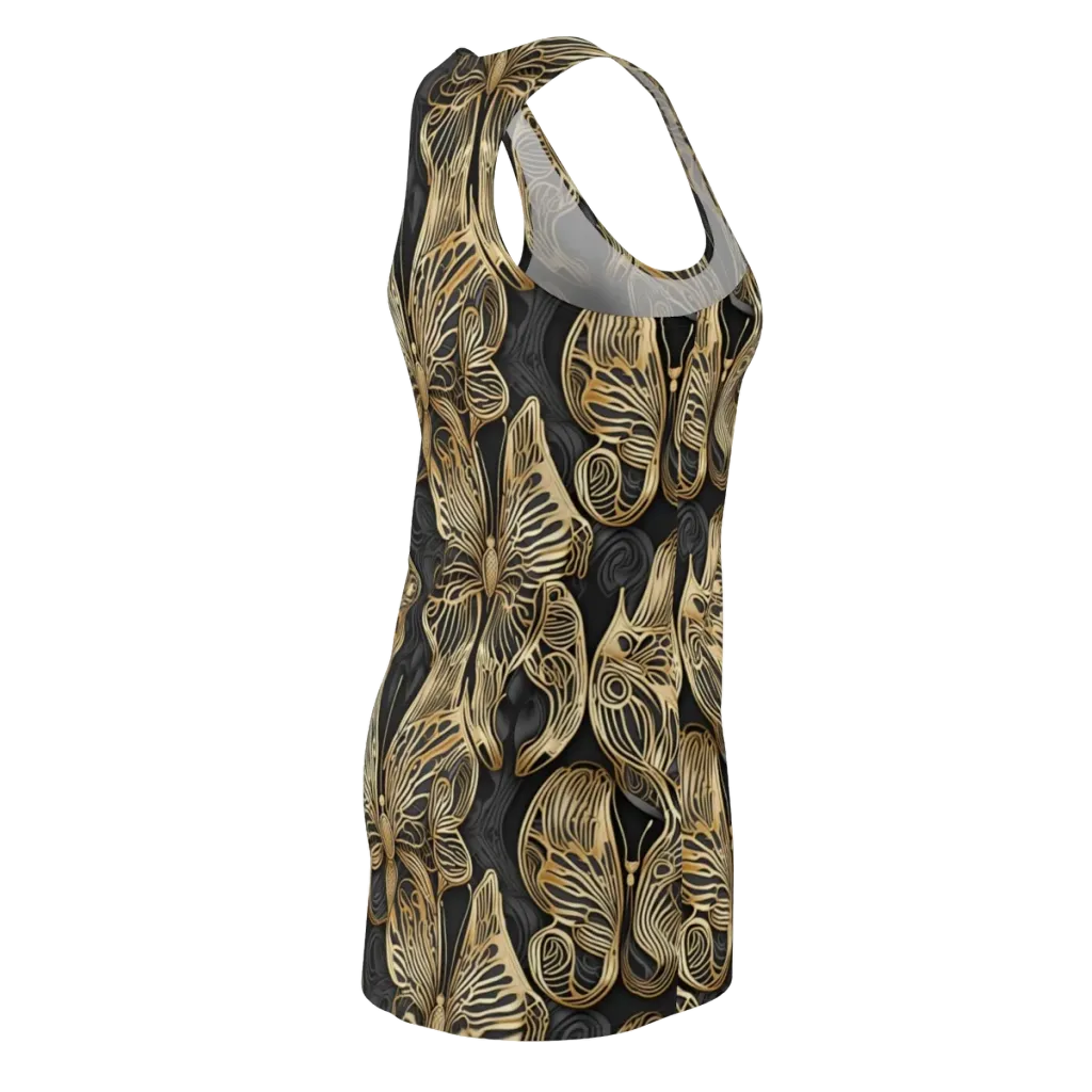 Gilded Metamorphosis on Racerback Dress — Back Side