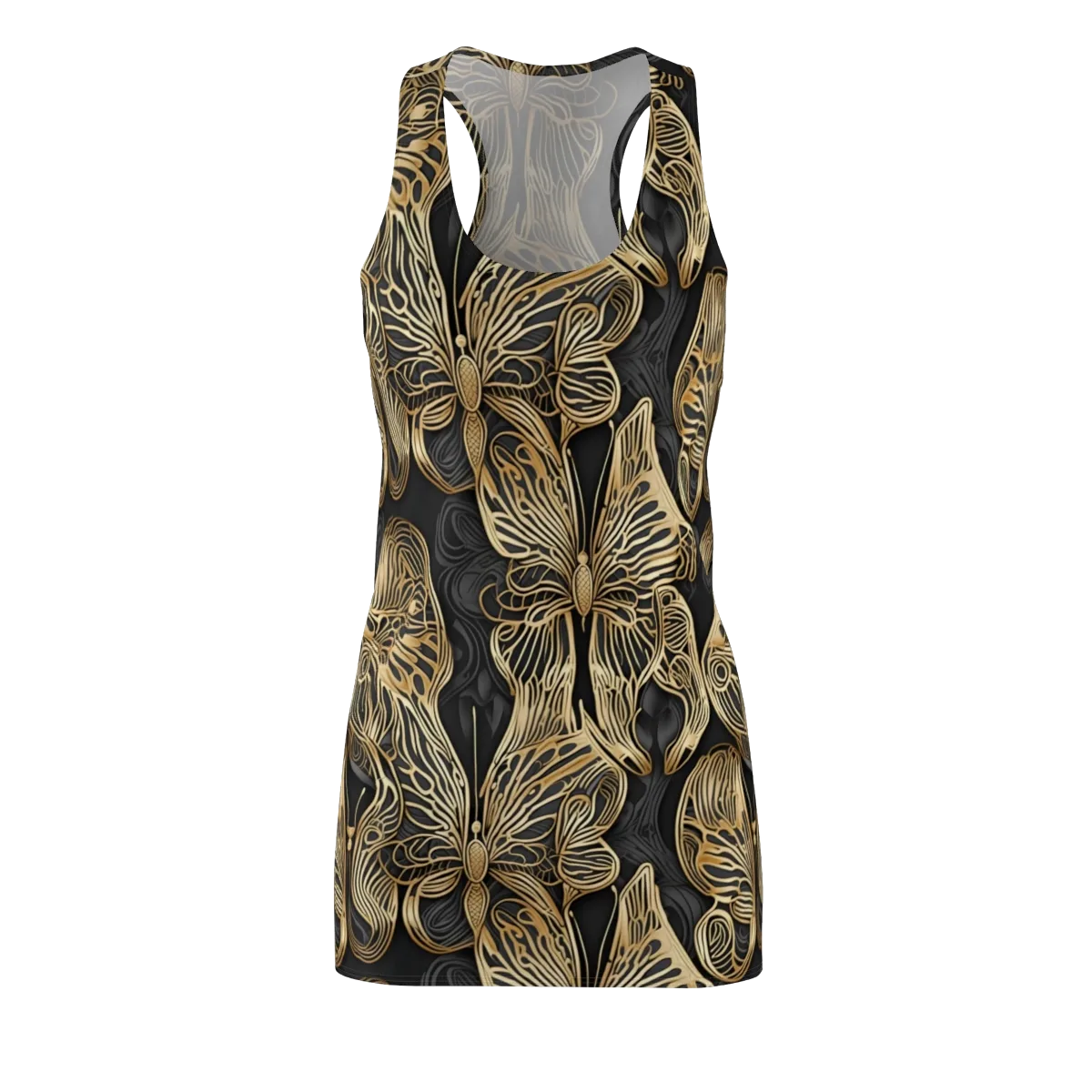 Gilded Metamorphosis on Racerback Dress — Front