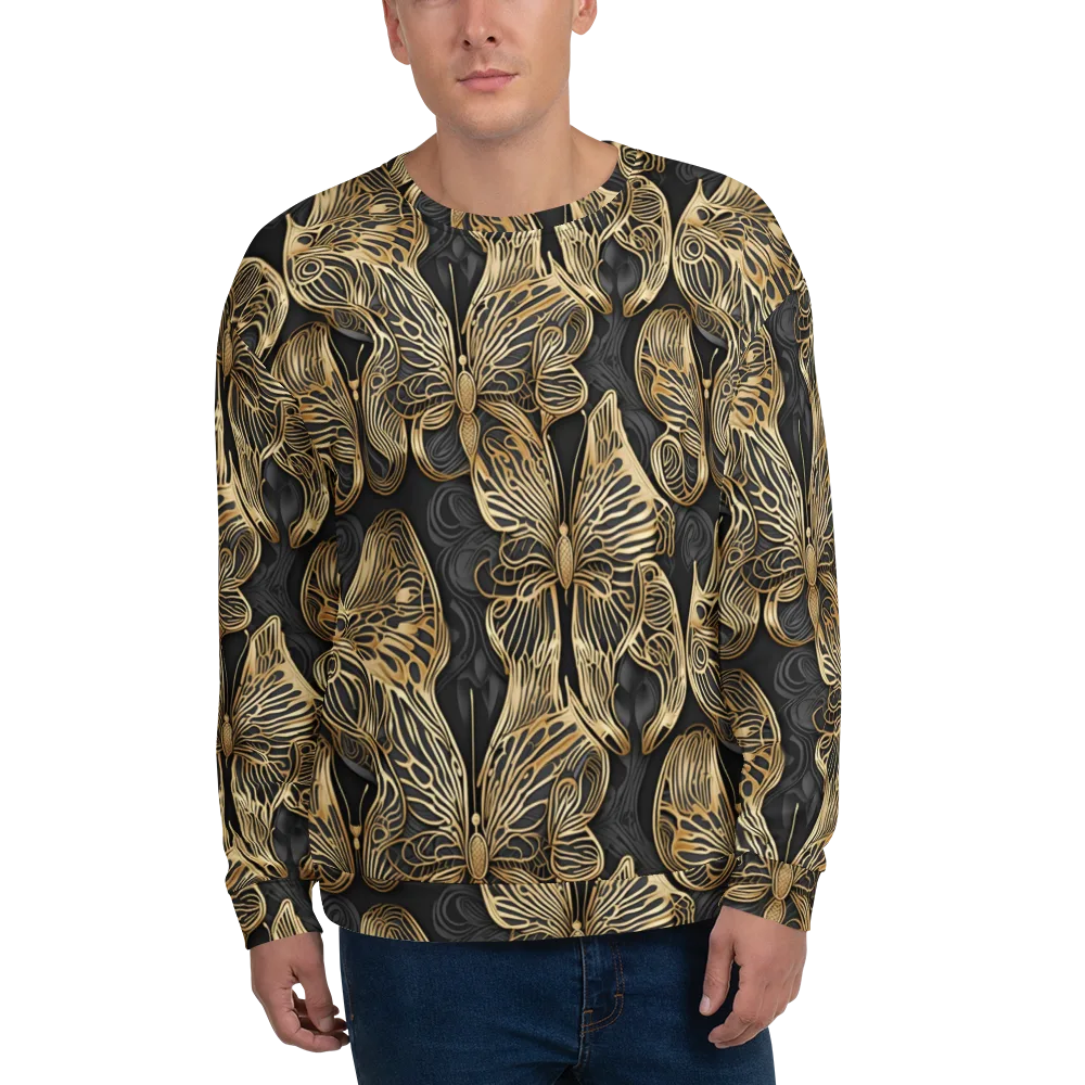 Gilded Metamorphosis on Sweatshirt — Front
