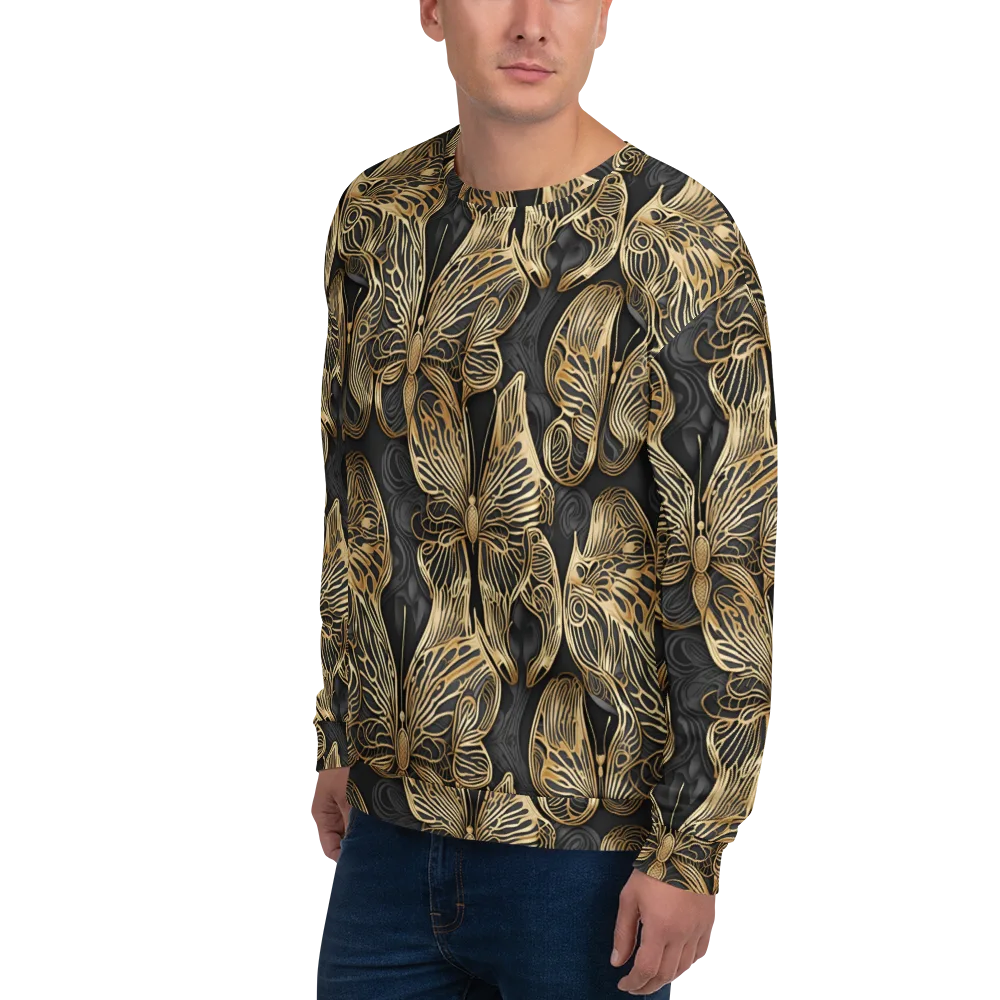 Gilded Metamorphosis on Sweatshirt — Left Front