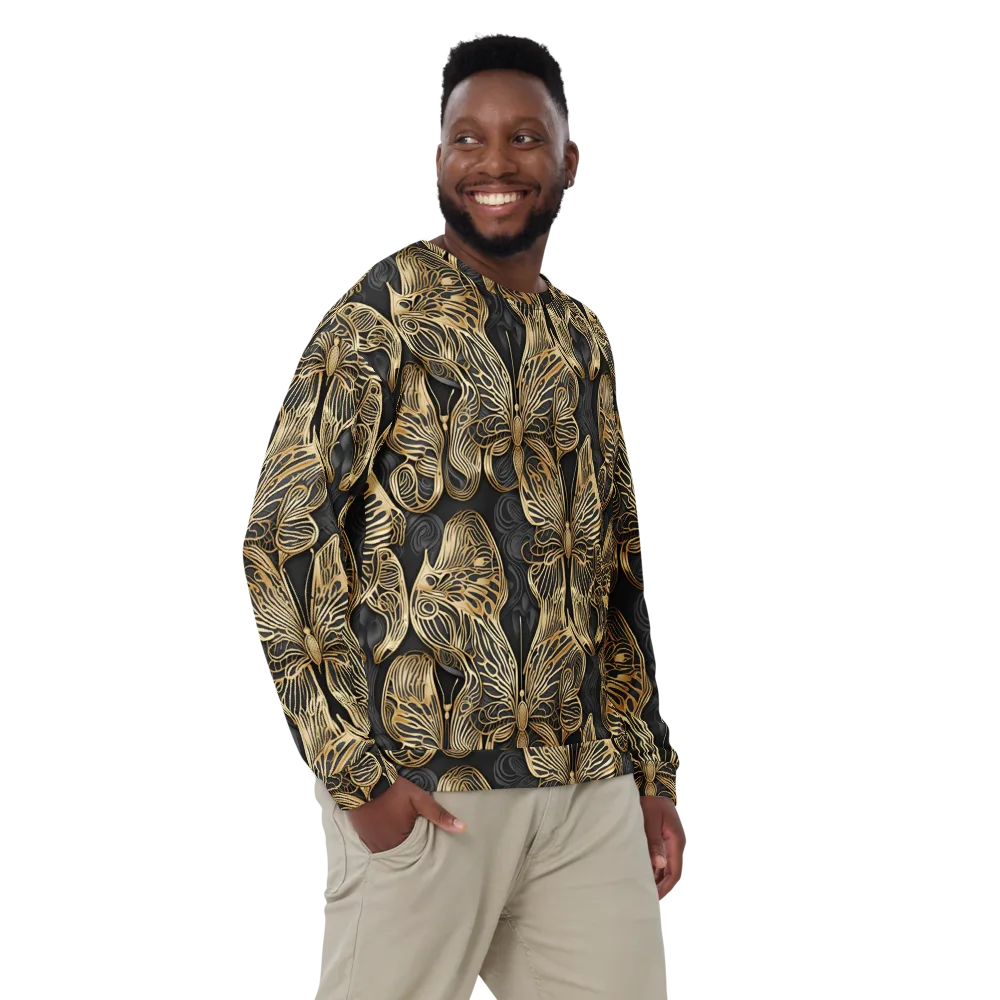 Gilded Metamorphosis on Sweatshirt — Front