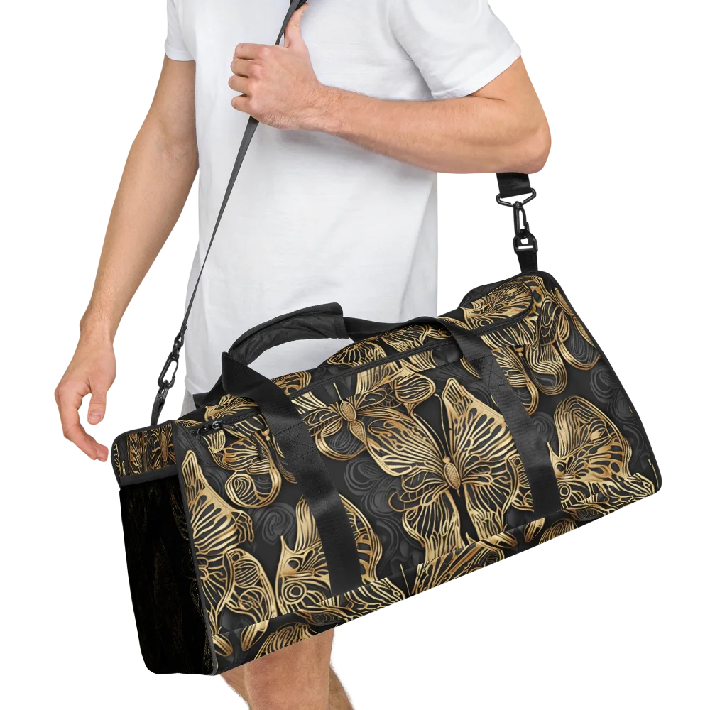 Gilded Metamorphosis on Duffle Bag — Right Front