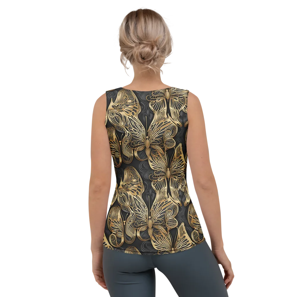 Gilded Metamorphosis on Women's Tank Top — Back