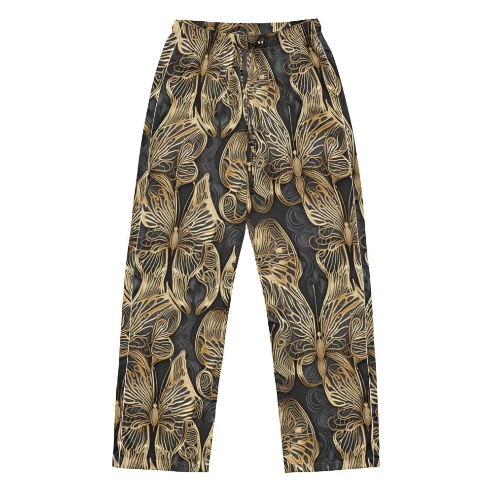 Gilded Metamorphosis on Women's Pajama Pants — Front