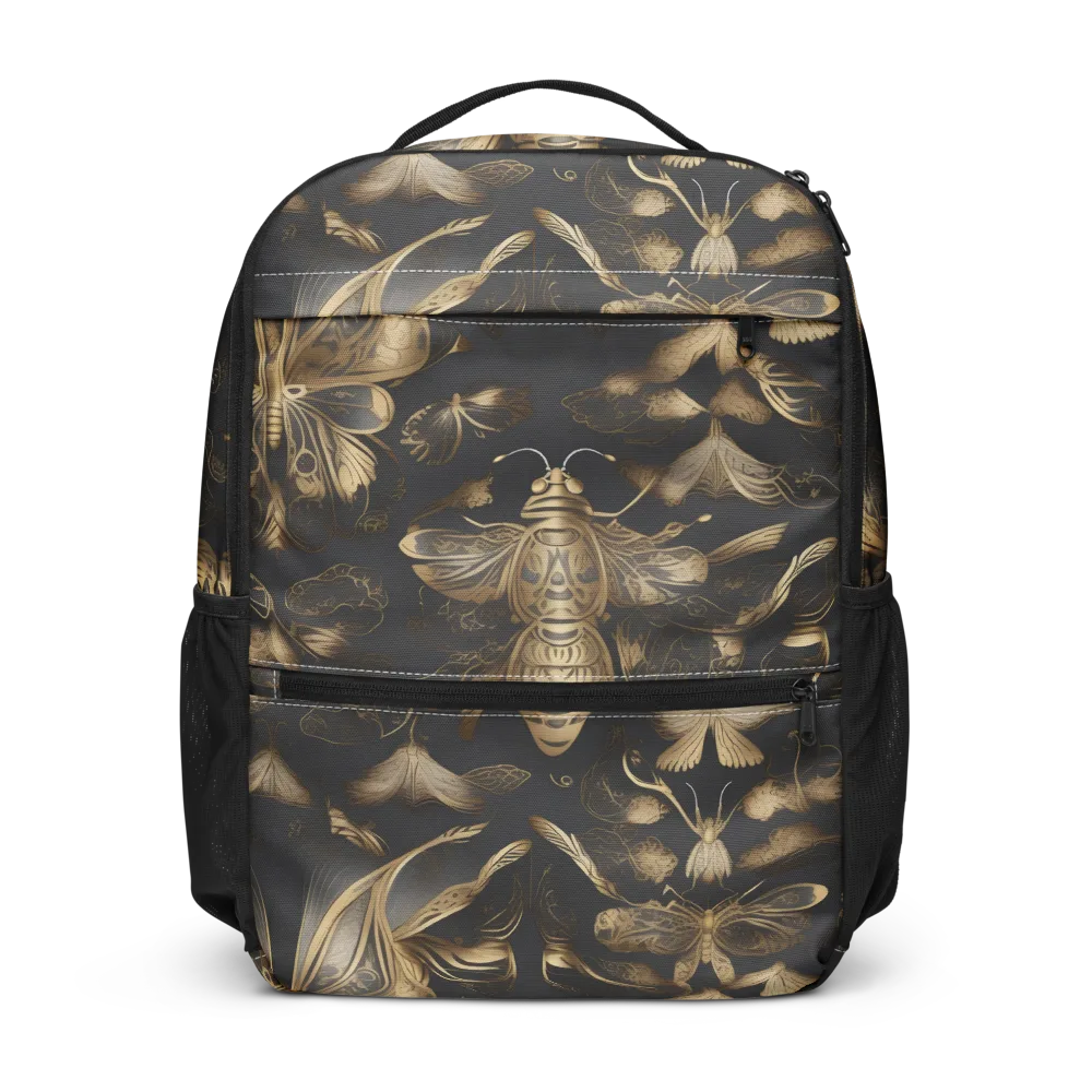 Nocturne Insects on Utility Backpack — Front