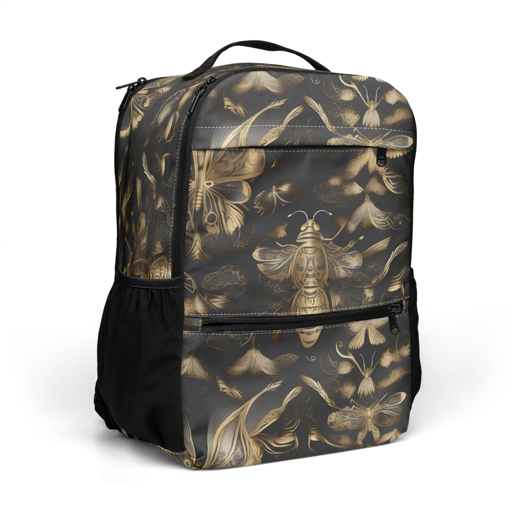 Nocturne Insects on Utility Backpack — Right Front