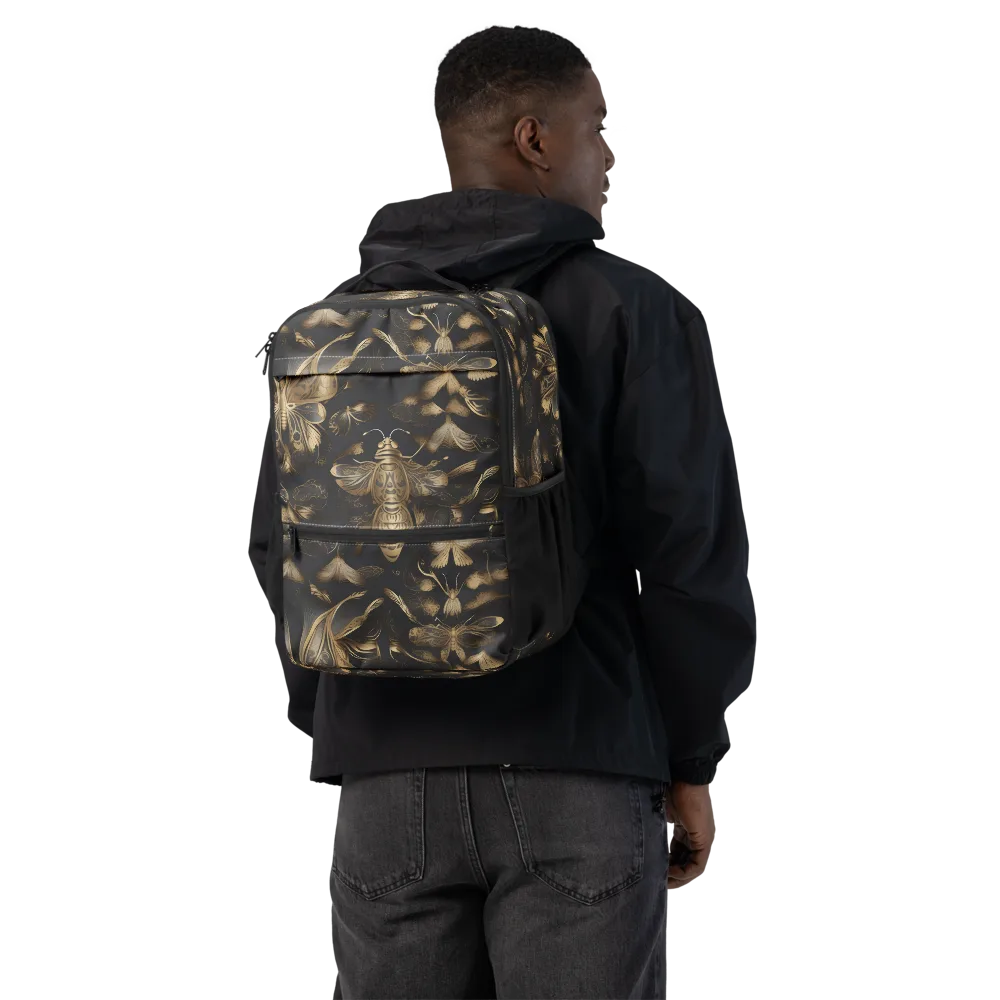 Nocturne Insects on Utility Backpack — Back