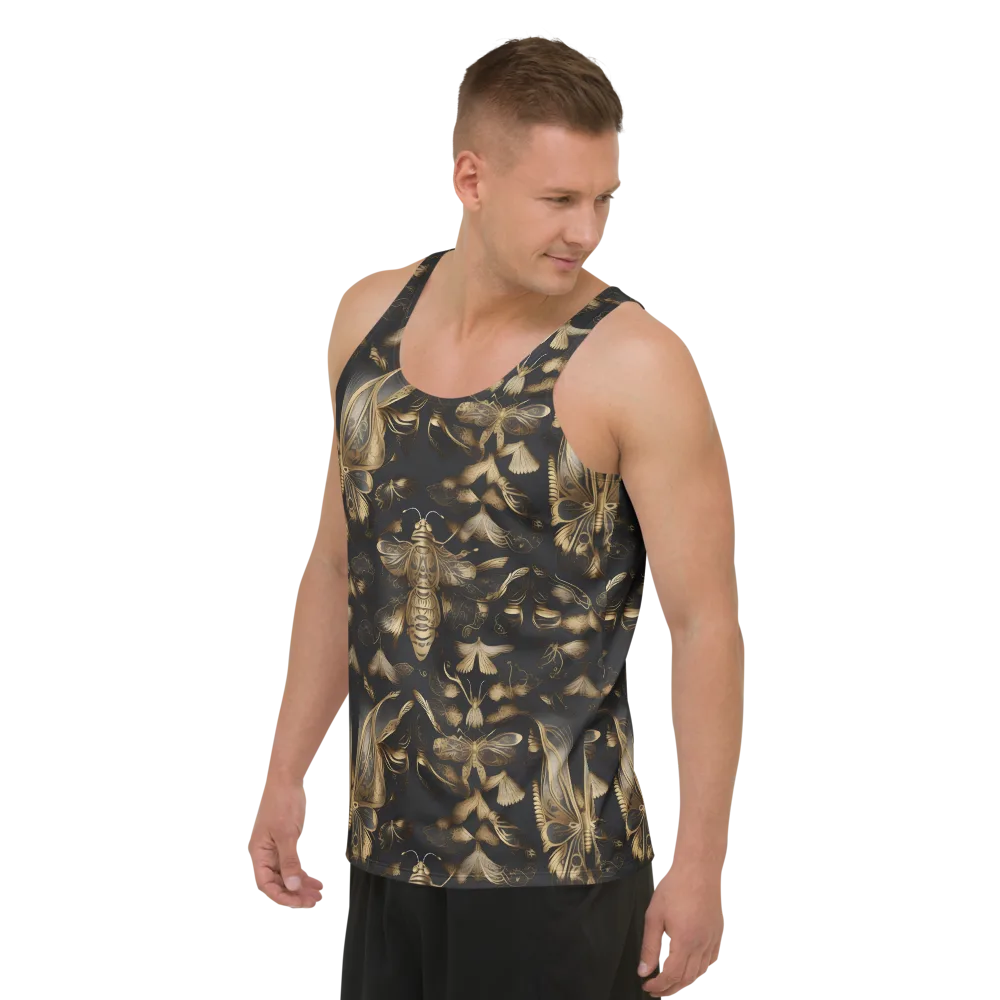 Nocturne Insects on Men's Tank Top — Left Front