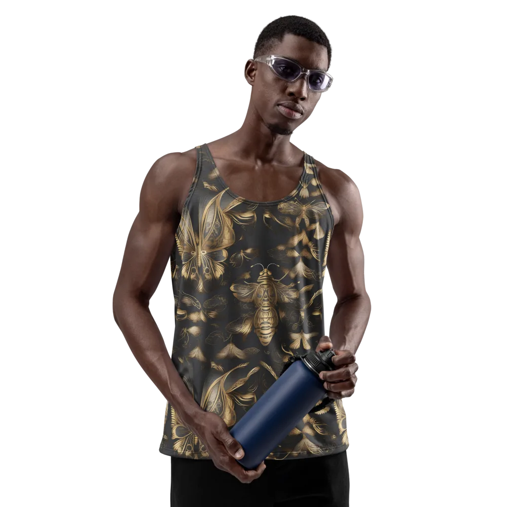 Nocturne Insects on Men's Tank Top — Front