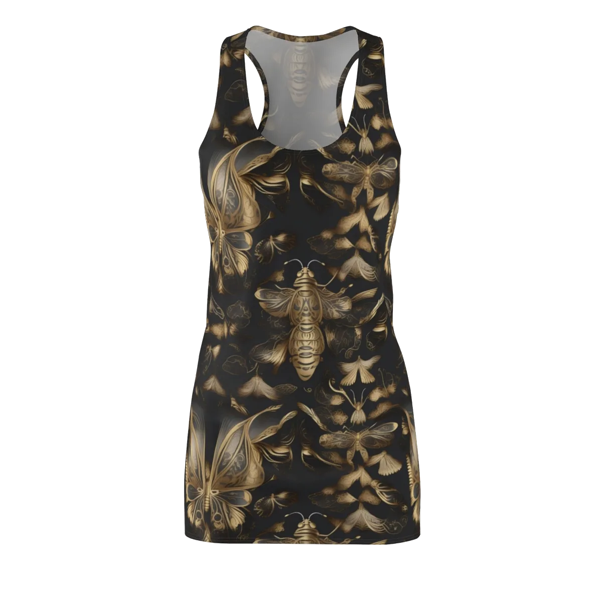 Nocturne Insects on Racerback Dress — Front